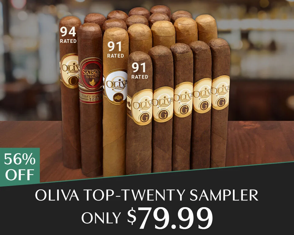 Oliva Top-Twenty Sampler Only $79.99 56% Off