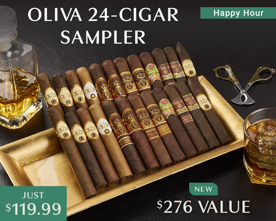 Happy Hour - Oliva 24-Cigar Sampler Just $119.99 $276 Value