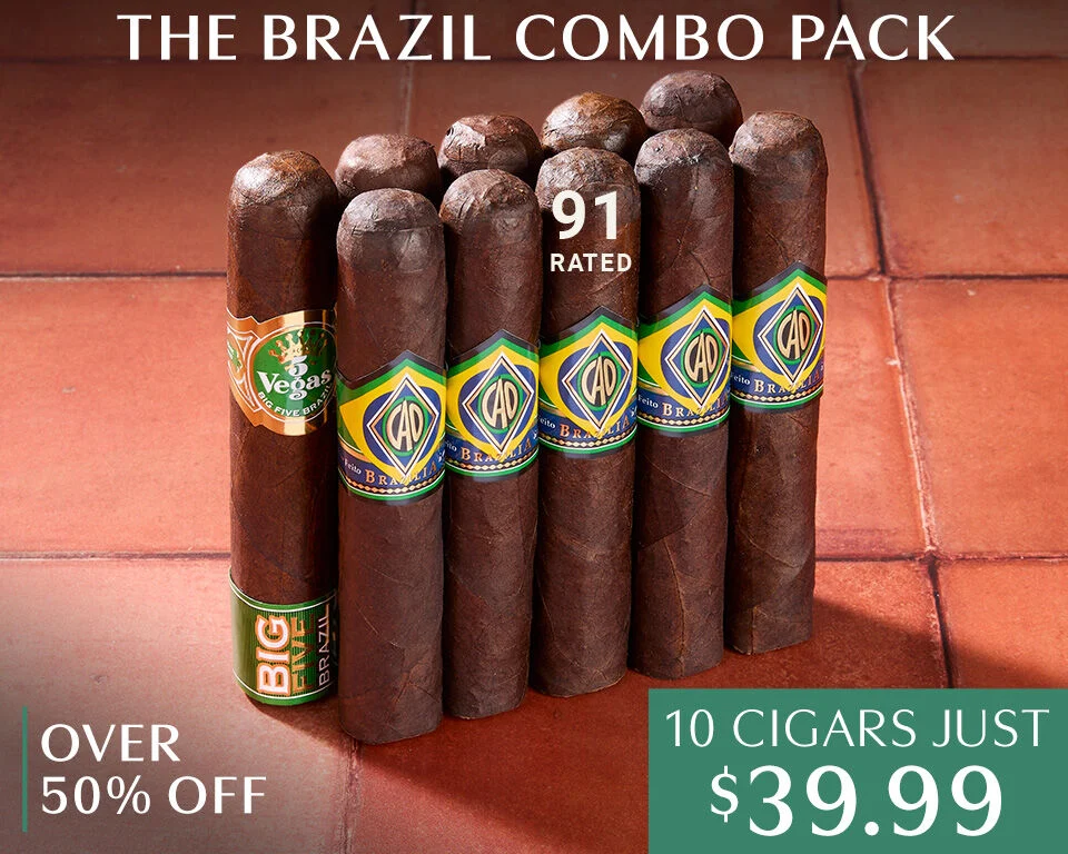 The Brazil Combo Pack 10 Cigars Just $39.99 Over 50% Off