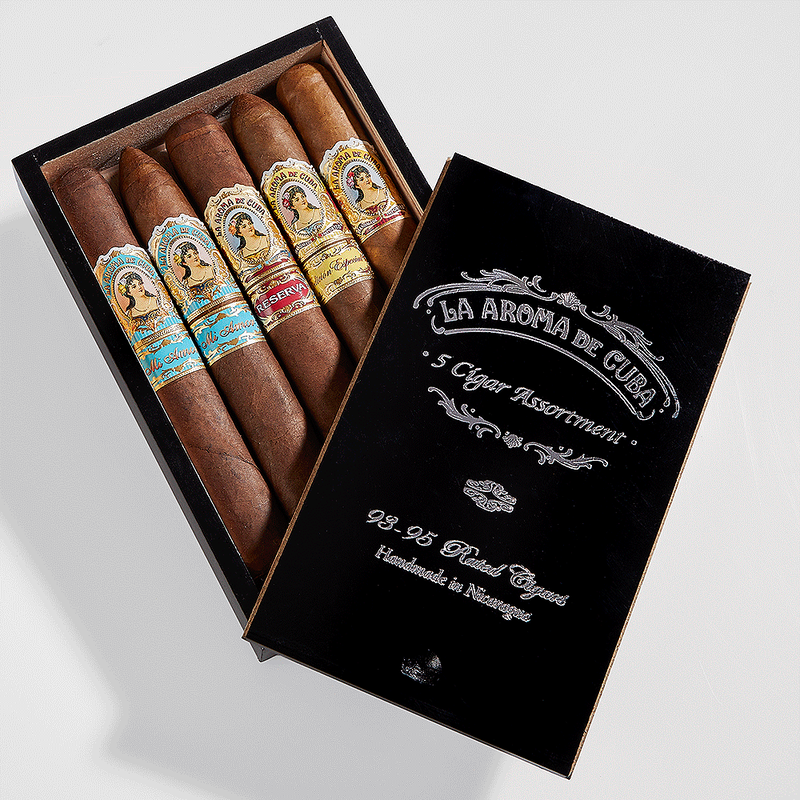 La Aroma de Cuba 5-Cigar Assortment Box | CIGAR.com