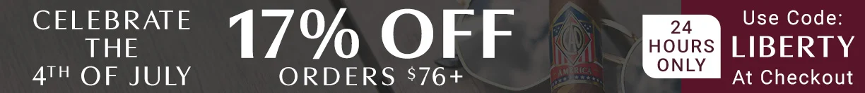 Free 10-cigars sampler $175+