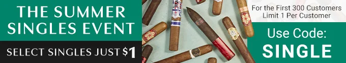 Limited to First 300 Customers and 1 Per Customer. Select Singles $1
